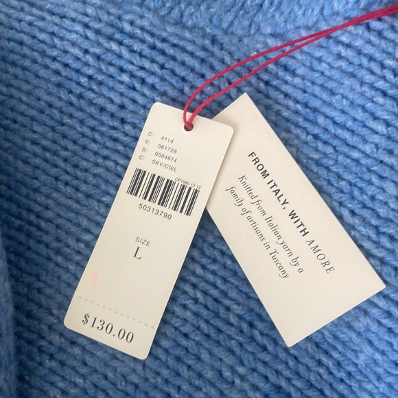 NWT gorgeous blue sweater from Anthropologie - Picture 5 of 6